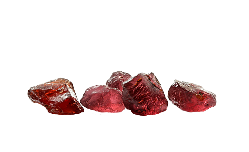Abrasif GARNET issu du concassage de la pierre d'Almandine, dure et dépourvue à plus de 99% de silice.
